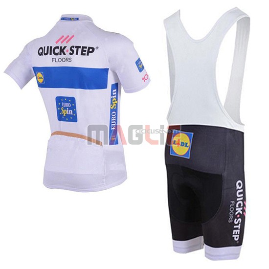 Maglia Quick Step Floors Manica Corta 2018 Bianco